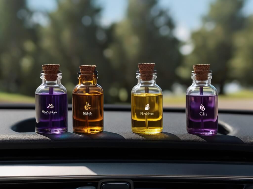 essential oils used inside automobile